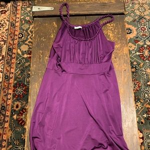 Mai Tai Purple Midi-Dress